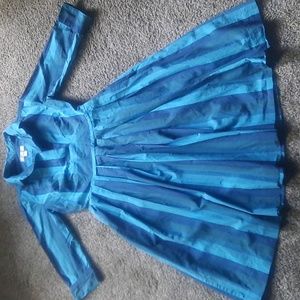 Teal Vintage Style Isaac Mizrahi for Target Swing Dress